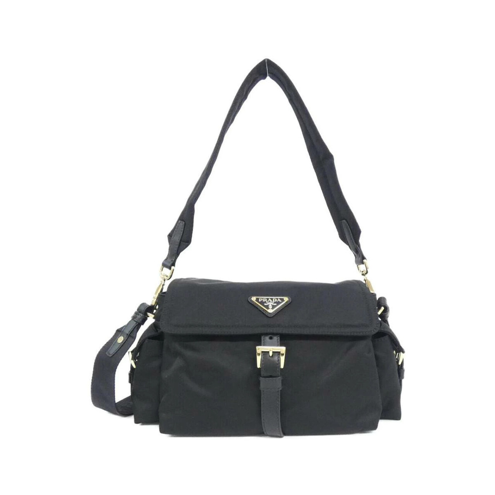 Prada Explorer Messenger Crossbody Bag Black
